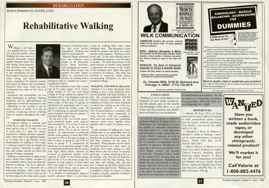 Rehabilitative Walking