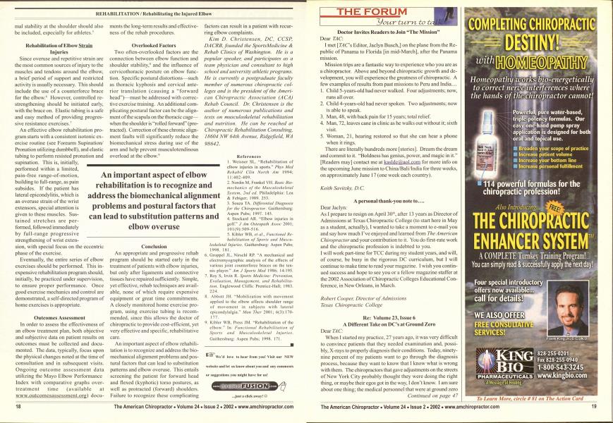 Re: Volume 23, Issue 6 A Different Take on DC's at Ground Zero
