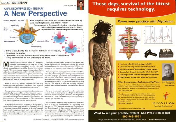 AXIAL DECOMPRESSION THERAPY A New Perspective