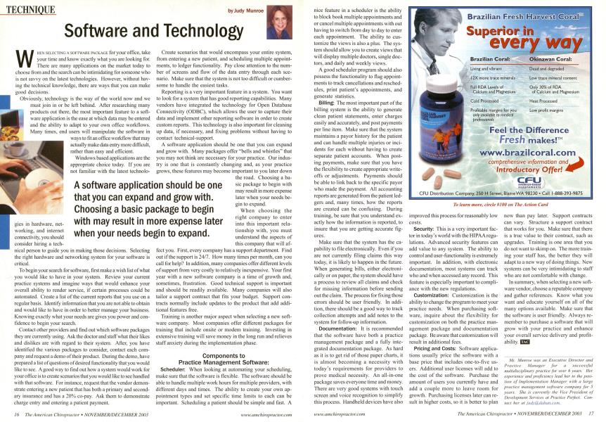 Software and Technology