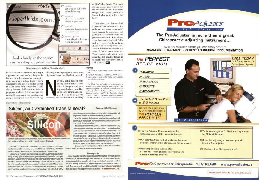 Silicon, an Overlooked Trace Mineral?