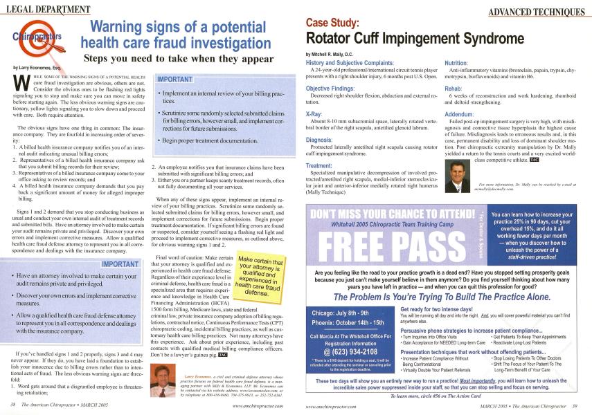 Warning signs of a potential health care fraud investigation