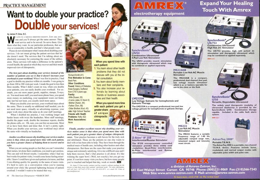 Want to double your practice? Double your services!