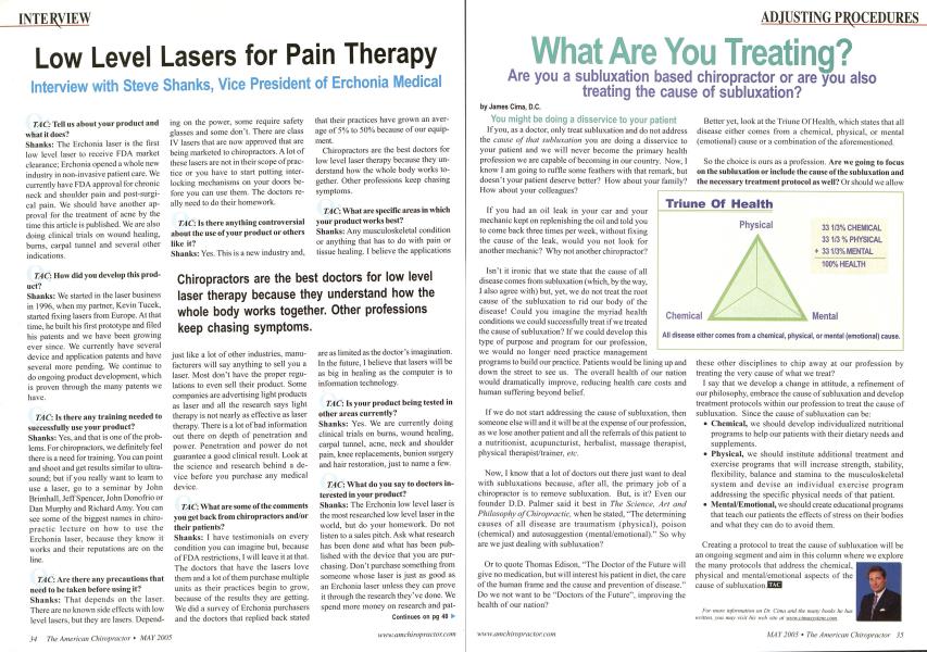 What Are You Treating? Are you a subluxation based chiropractor or are you also treating the cause of subluxation?