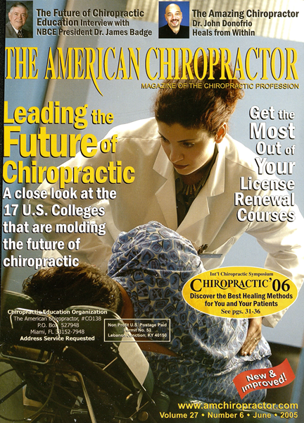 Issue: - June 2005 | The American Chiropractor