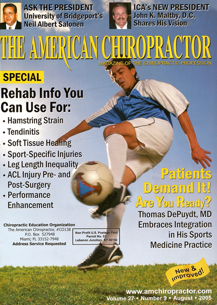 Issue: - August 2005 | The American Chiropractor