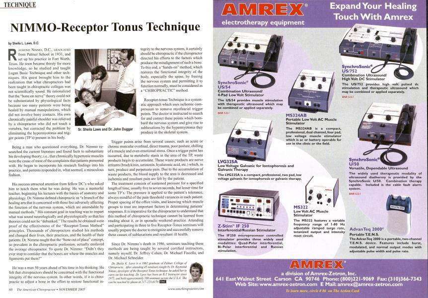 NIMMO-Receptor Tonus Technique