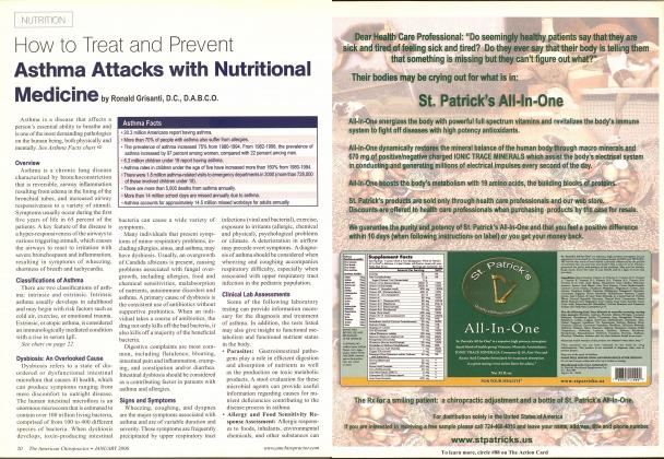 How to Treat and Prevent Asthma Attacks with Nutritional Medicine