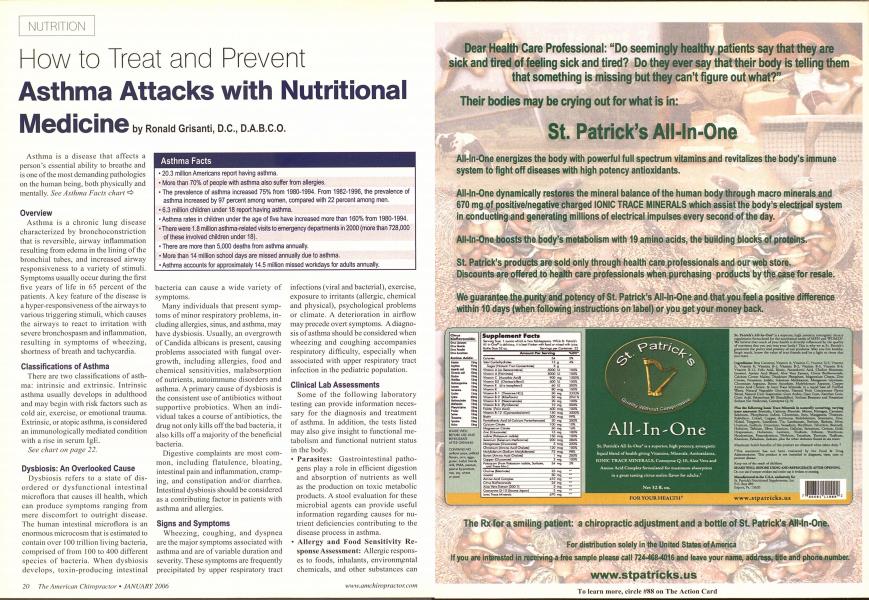 How to Treat and Prevent Asthma Attacks with Nutritional Medicine