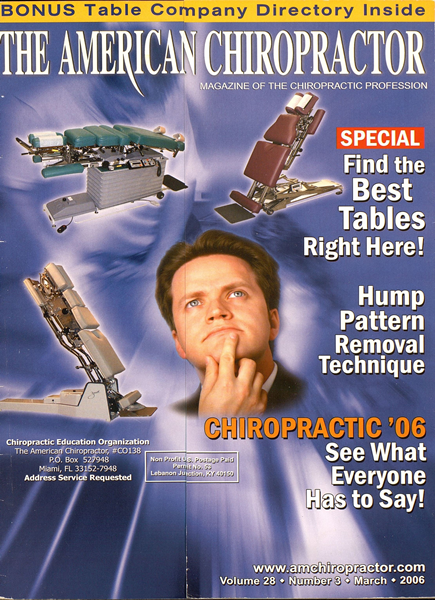 Issue: - March 2006 | The American Chiropractor