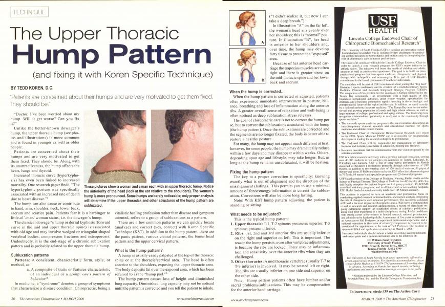 The Upper Thoracic Hump Pattern (and fixing it with Koren Specific Technique)