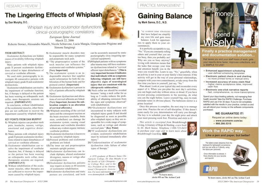 Gaining Balance