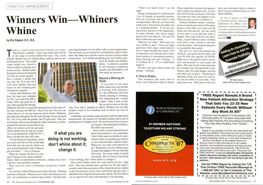 Winners Win-Whiners Whine