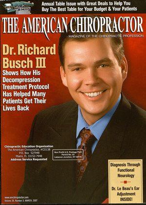 March 2007 | The American Chiropractor