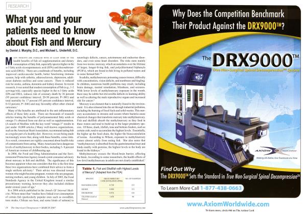 What you and your patients need to know about Fish and Mercury