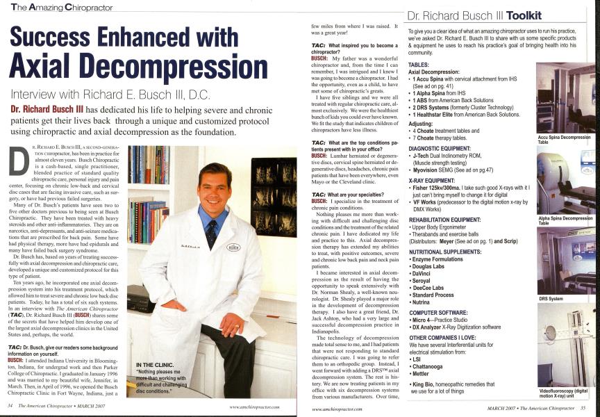Success Enhanced with Axial Decompression