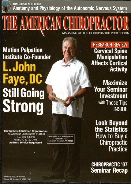 Issue: - April 2007 | The American Chiropractor