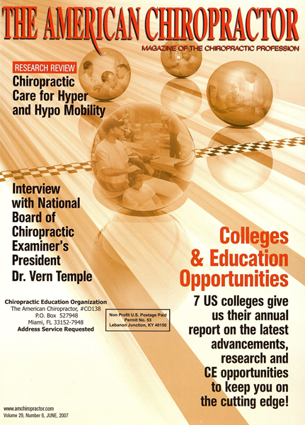 Issue: - June 2007 | The American Chiropractor