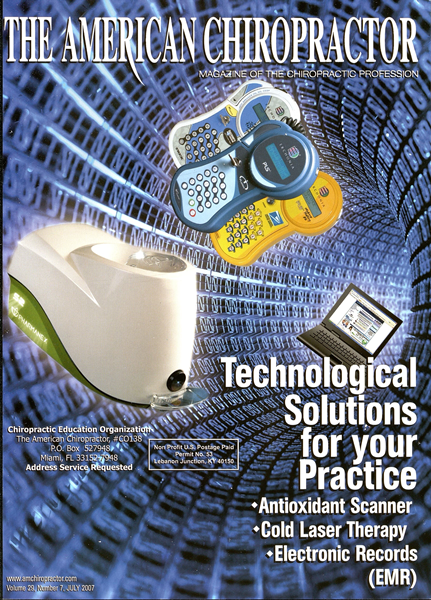 Issue: - July/August 2007 | The American Chiropractor