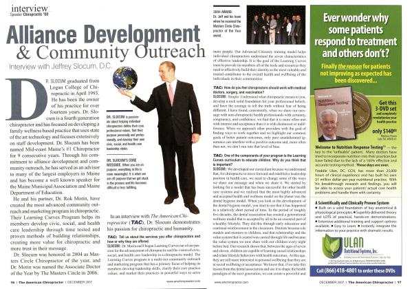 Alliance Development & Community Outreach