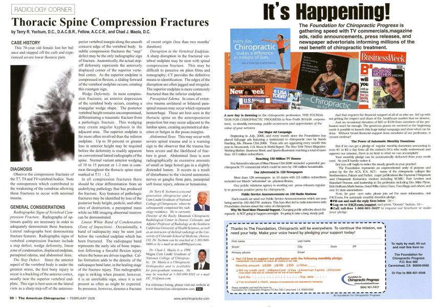 Thoracic Spine Compression Fractures