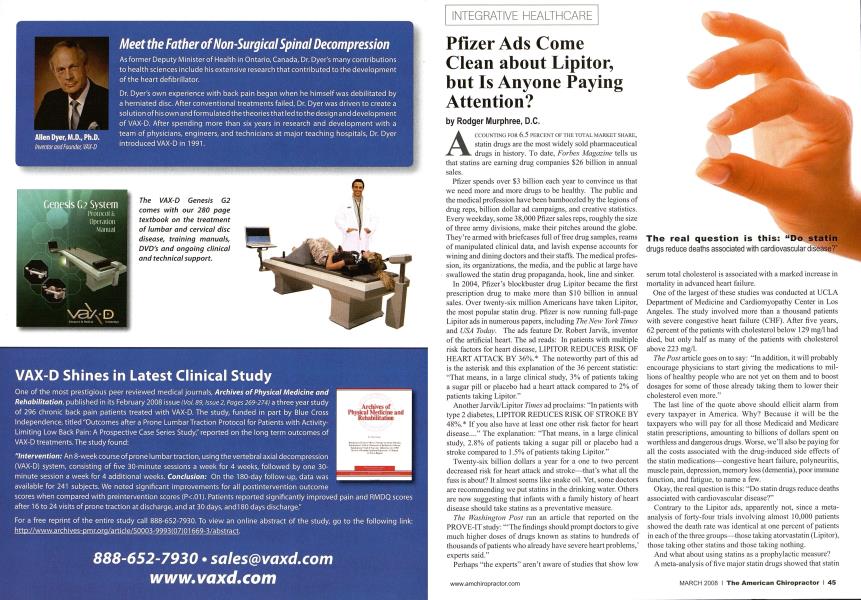 Pfizer Ads Come Clean about Lipitor, but Is Anyone Paying Attention?