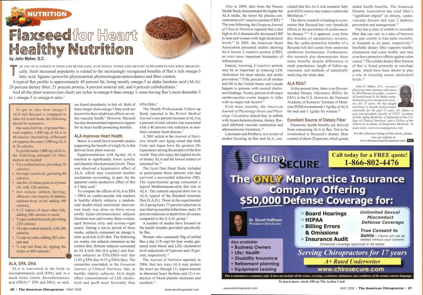 Flaxseed for Heart Healthy Nutrition