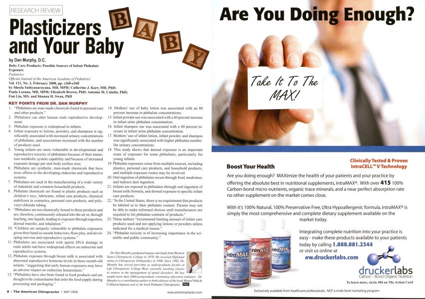 Plasticizers and Your Baby