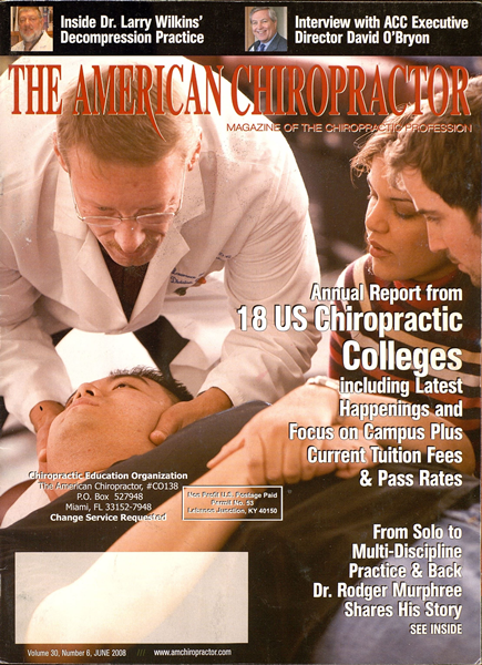 Issue: - June 2008 | The American Chiropractor