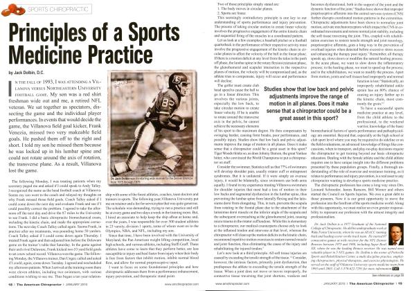 Principles of a Sports Medicine Practice
