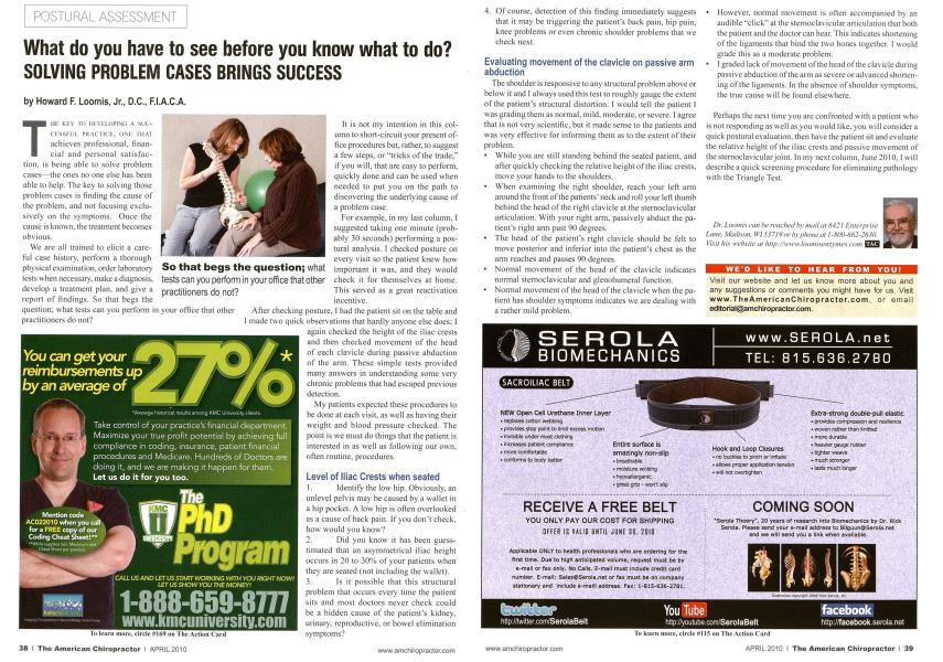 What do you have to see before you know what to do? SOLVING PROBLEM CASES BRINGS SUCCESS