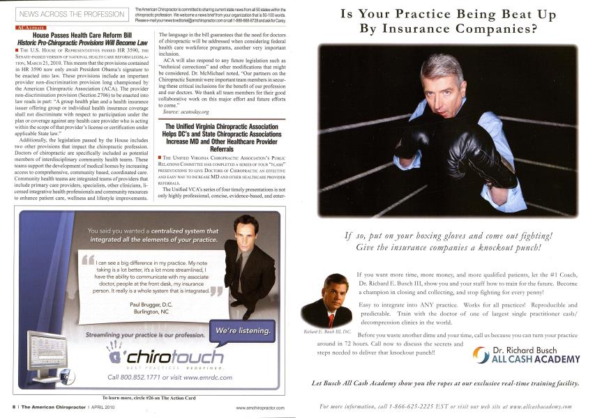 The Unified Virginia Chiropractic Association Helps DC's and State Chiropractic Associations Increase MD and Other Healthcare Provider
Referrals