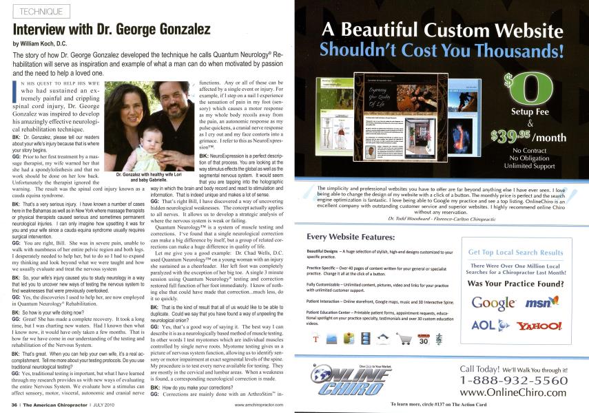 Interview with Dr. George Gonzalez
