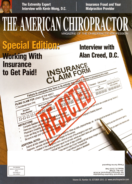 Issue: - October 2010 | The American Chiropractor