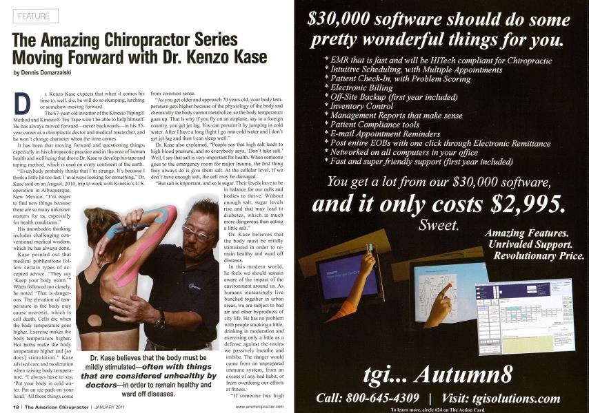 The Amazing Chiropractor Series Moving Forward with Dr. Kenzo Kase