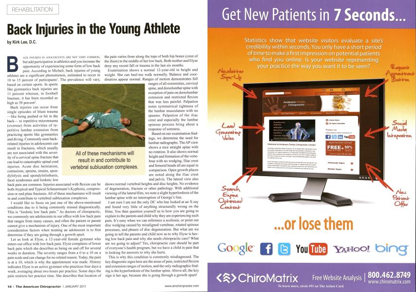 Back Injuries in the Young Athlete