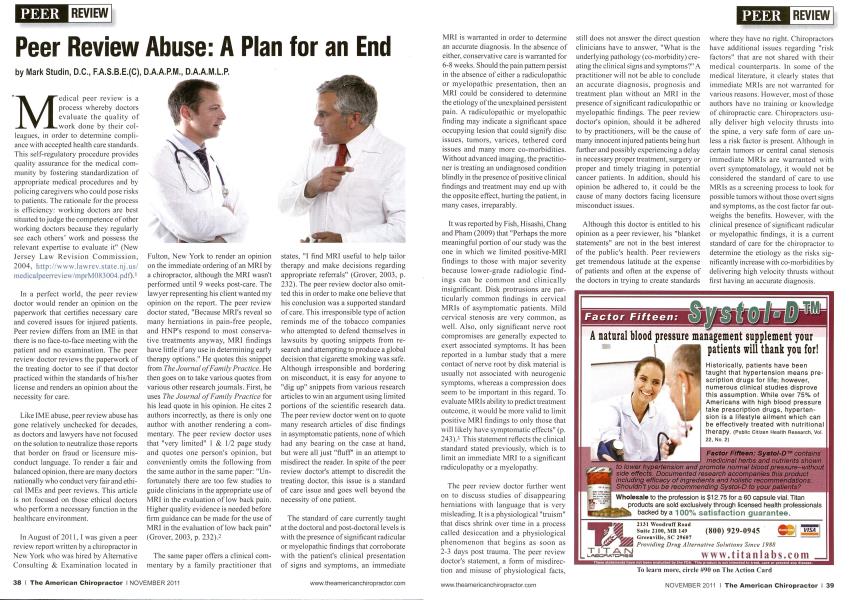 Peer Review Abuse: A Plan for an End