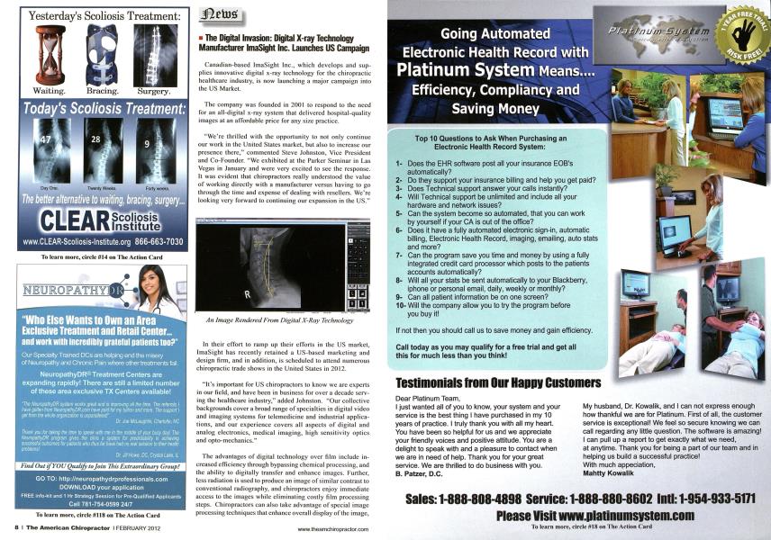 The Digital Invasion: Digital X-ray Technology Manufacturer ImaSight Inc. Launches US Campaign