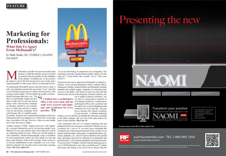 Marketing for Professionals: What Sets Us Apart From McDonald's?