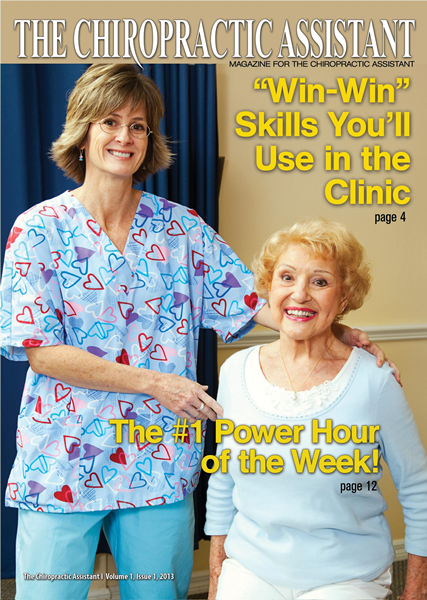 Issue: - The Chiropractic Assistant 2013 | The American Chiropractor