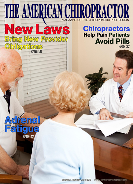 Issue: - April 2013 | The American Chiropractor