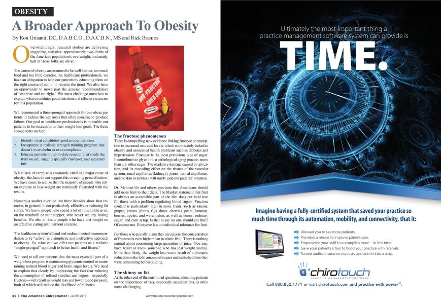 A Broader Approach To Obesity