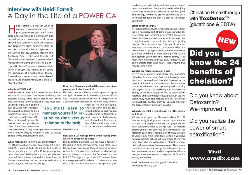 Interview with Heidi Farrell: A Day in the Life of a POWER CA