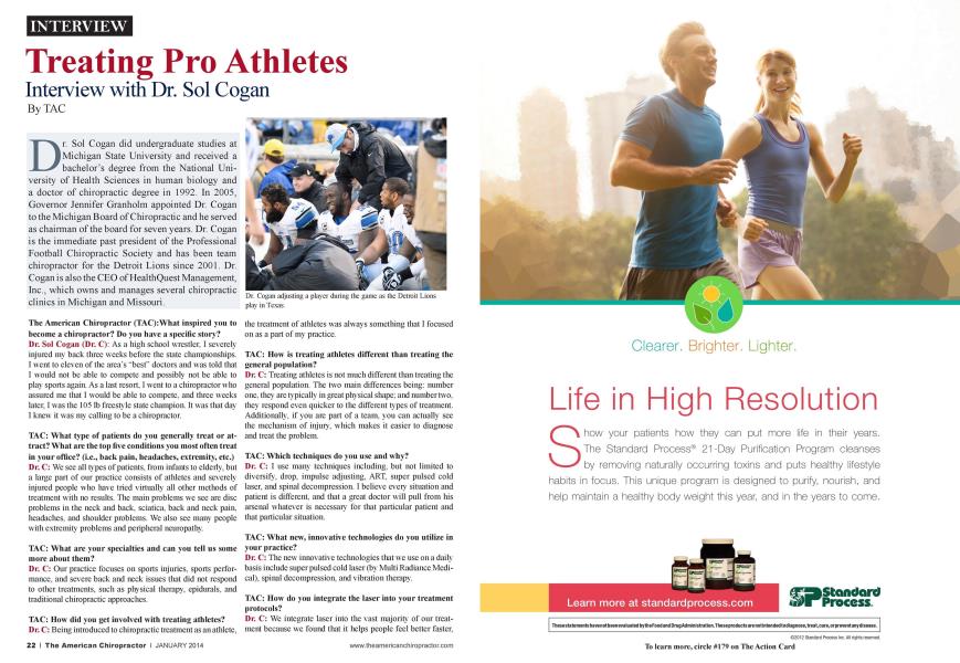 Treating Pro Athletes Interview with Dr. Sol Cogan