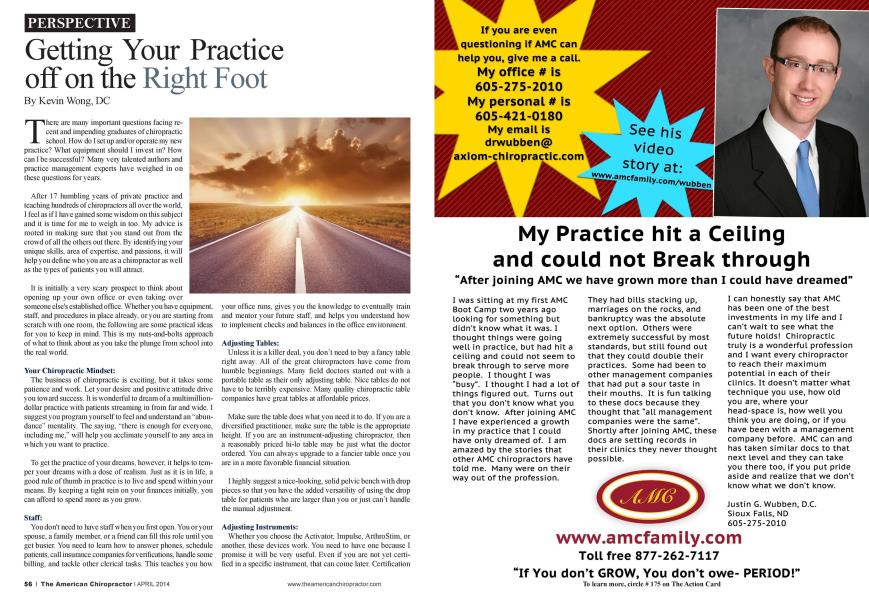 Getting Your Practice off on the Right Foot