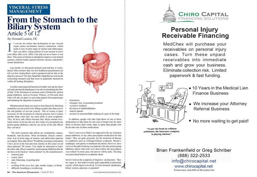 From the Stomach to the Biliary System Article 5 of 12