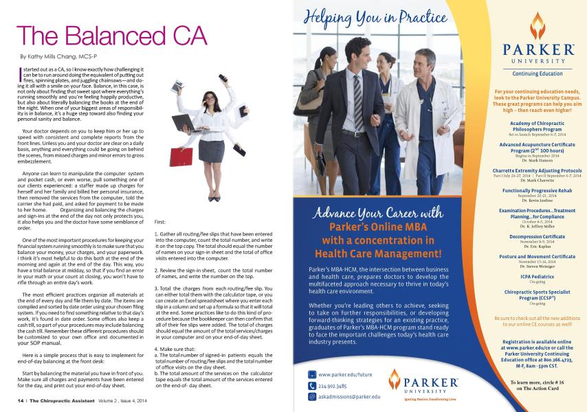 The Balanced CA