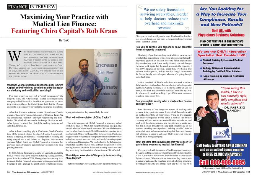 Maximizing Your Practice with Medical Lien Finance