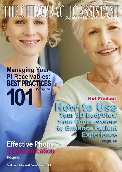 Issue: - The Chiropractic Assistant 2015 | The American Chiropractor
