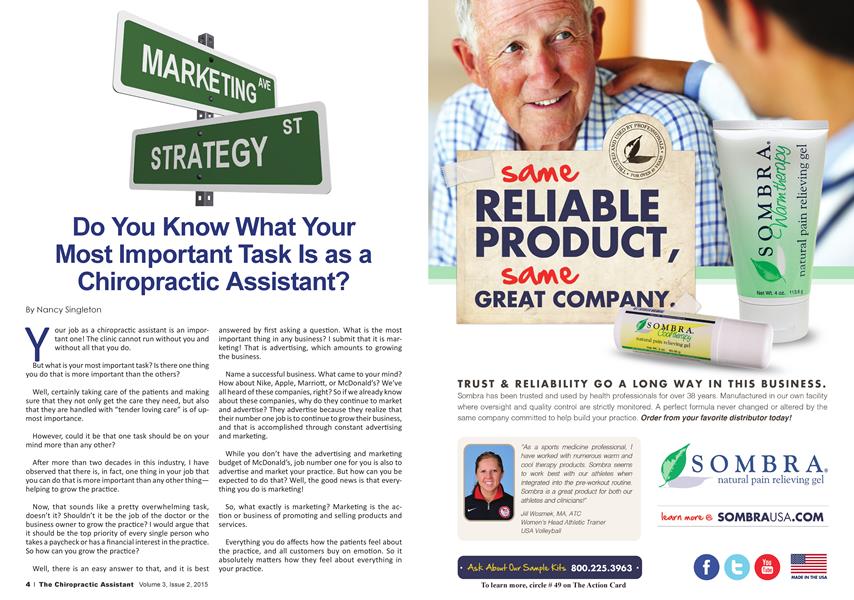 Do You Know What Your Most Important Task Is as a Chiropractic Assistant?